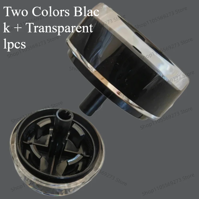 1pcs for Samsung Drum Washer Heat Pump Dryer Knob Computer Board Knob Function Selection Button Two Colors Black + Transparent