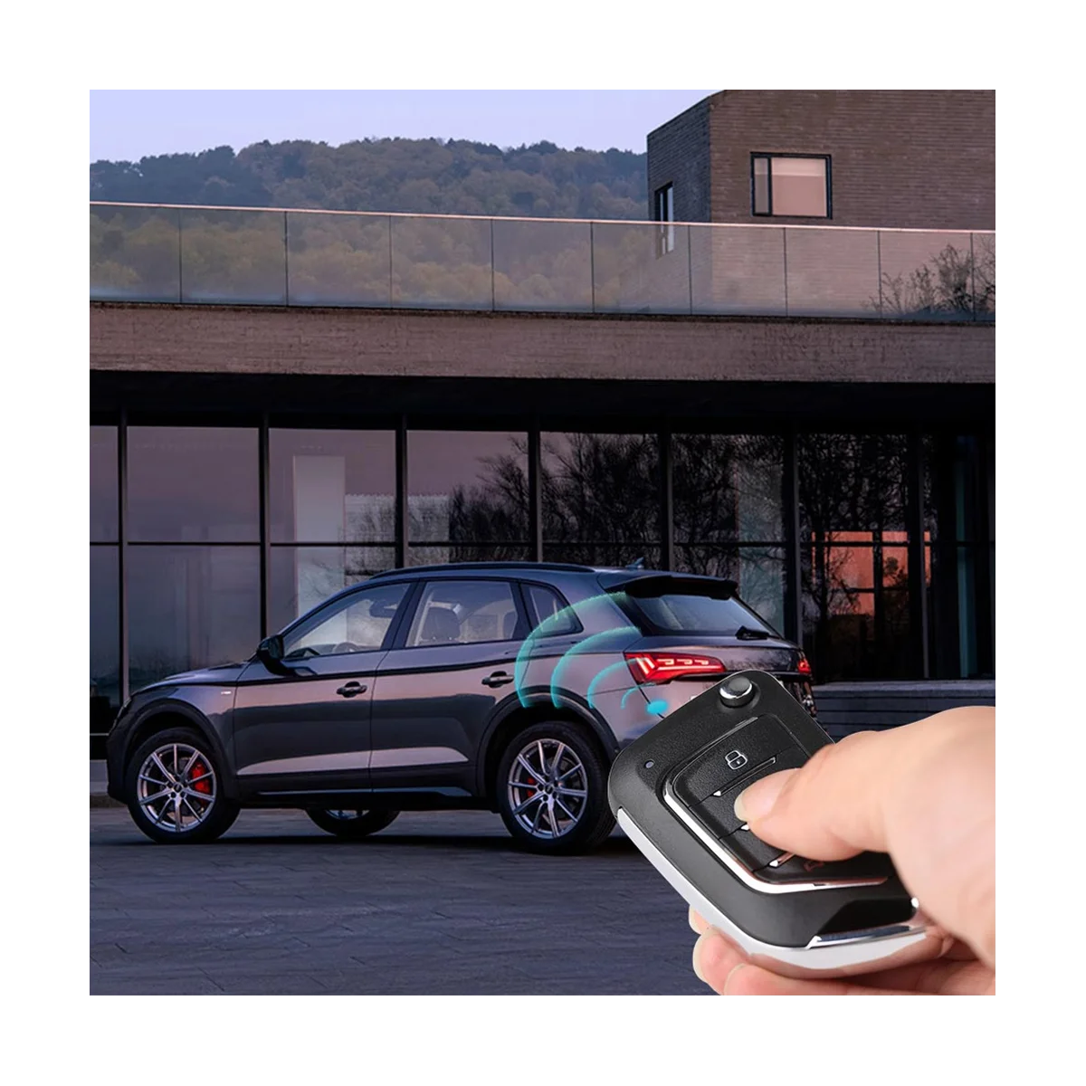 Per Xhorse XKCD02EN Universal Wire Remote Key Fob 4 pulsanti per Cadillac Style per strumento chiave VVDI