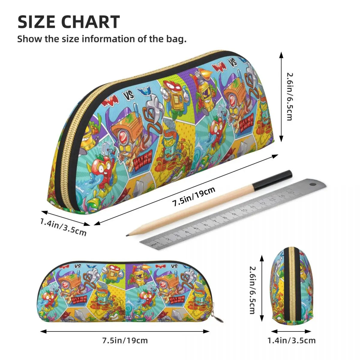 Superthings 鉛筆ケース鉛筆ポーチ収納文具用品大容量収納ペンボックス鉛筆バッグ学生学校用