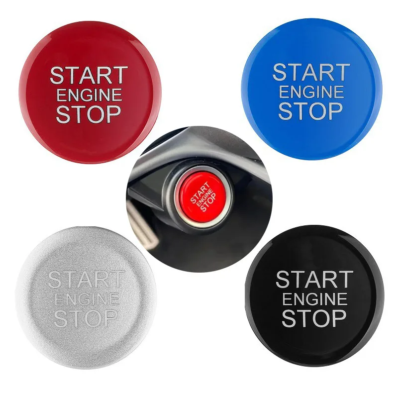 For Alfa Romeo Giulia Stelvio 2017-2019 Car Styling Accessories Start Stop Engine Button Cover Repair Replacement