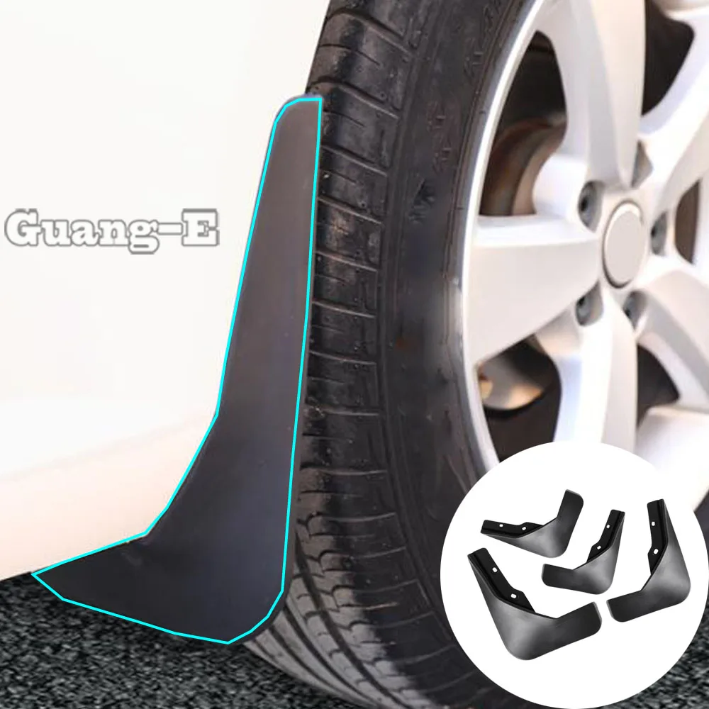 

Car Cover Styling Plastic Fender Soft Mudguard Protection Detector Flap Splash Mud For Chery Tiggo 5 Tiggo5 2014 2015 2016 2017