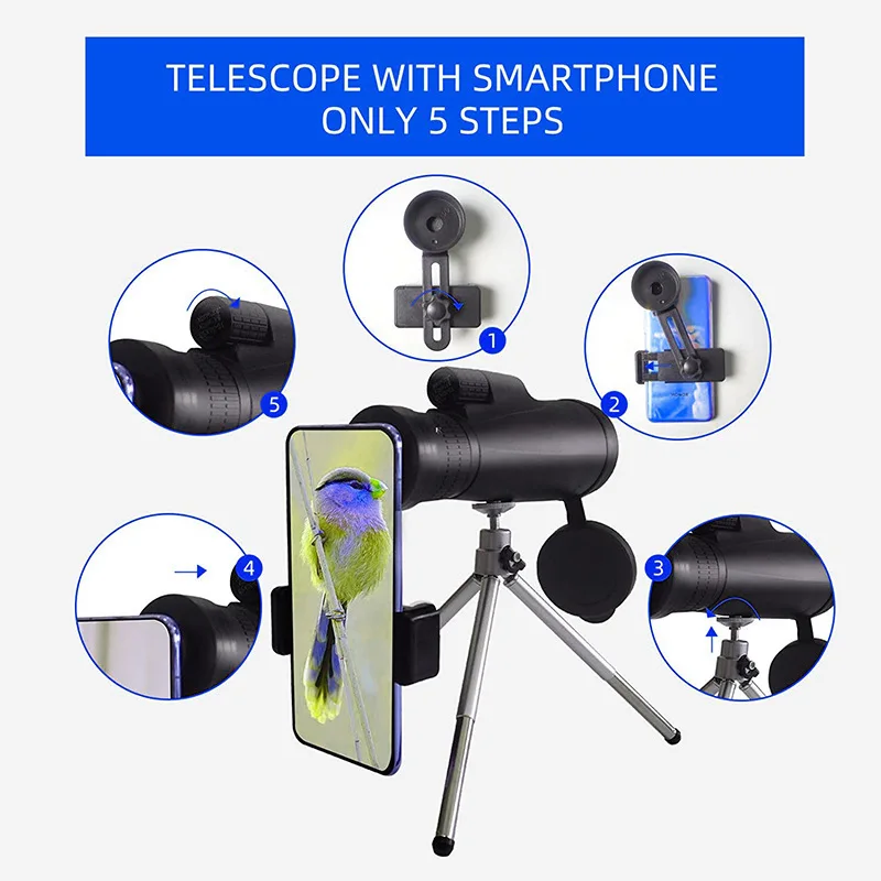 Imagem -04 - Binóculos Poderosos 1030x50 Lente Óptica de Prisma Bak4 Fmc Alta Potência Caça Observação de Pássaros Luz Monocular Telescópio de Visão Noturna