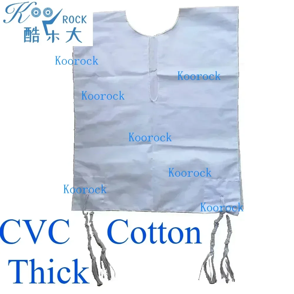 180gsm Thick TzitzitsTallit Ketan, Men Boys T-Shirt Premium CVC Cotton/Polyester Undershirt,Jewish Garment