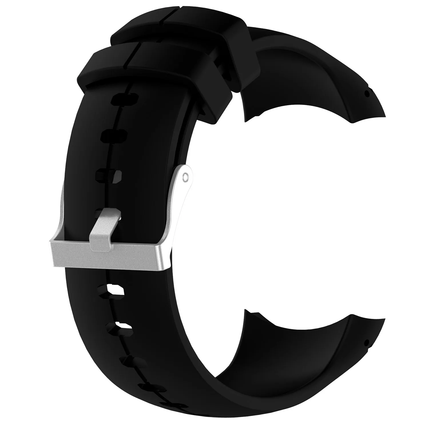 Silicone Replacement Wrist Band Strap for Suunto Spartan ULTRA Sport Smart Watch Black