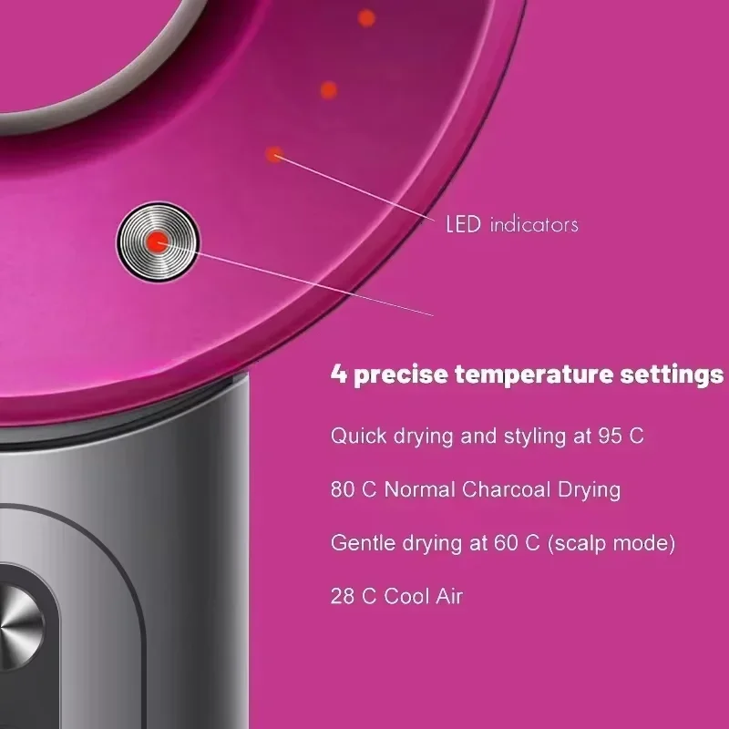 NEW High-power Leafless Hair Dryer 110,000 Rpm Professional 200 Million Negative Ion Hair Care Quick-drying Household Hair Dryer