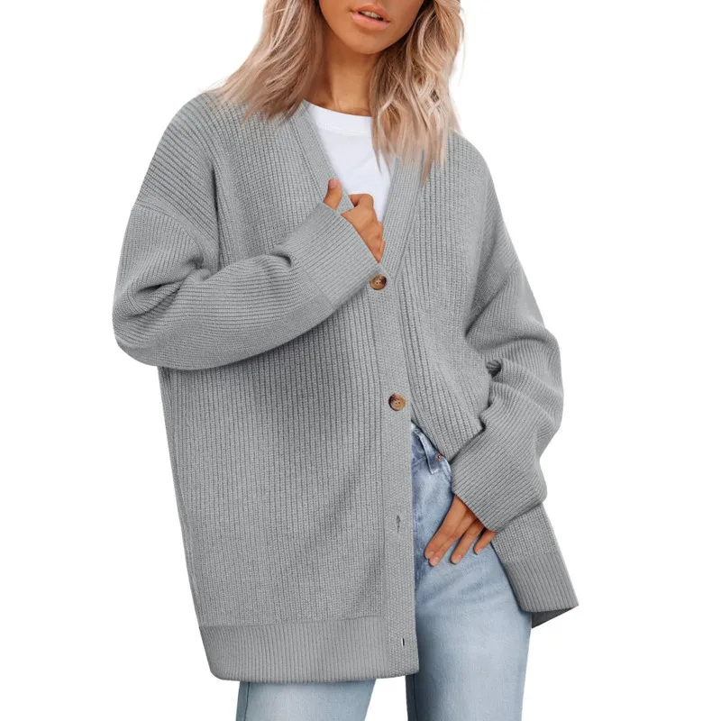 Women\'s Sweaters Knitted Cardigan Preppy Style Fashion Soft Lazy Casual Sweater Streetwear Long Sleeve Clothing Spring Autumn