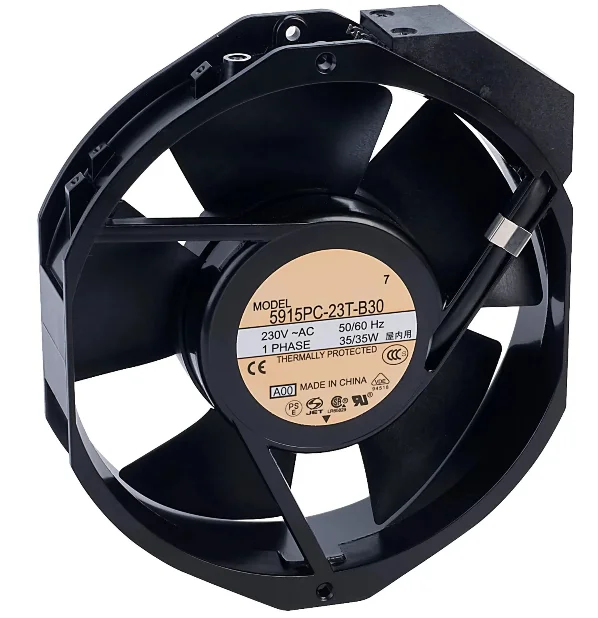 Cooling Fan 5915PC-23T-B30 AC 230V 35W 17CM 17238 172*150*38mm 2 Terminals
