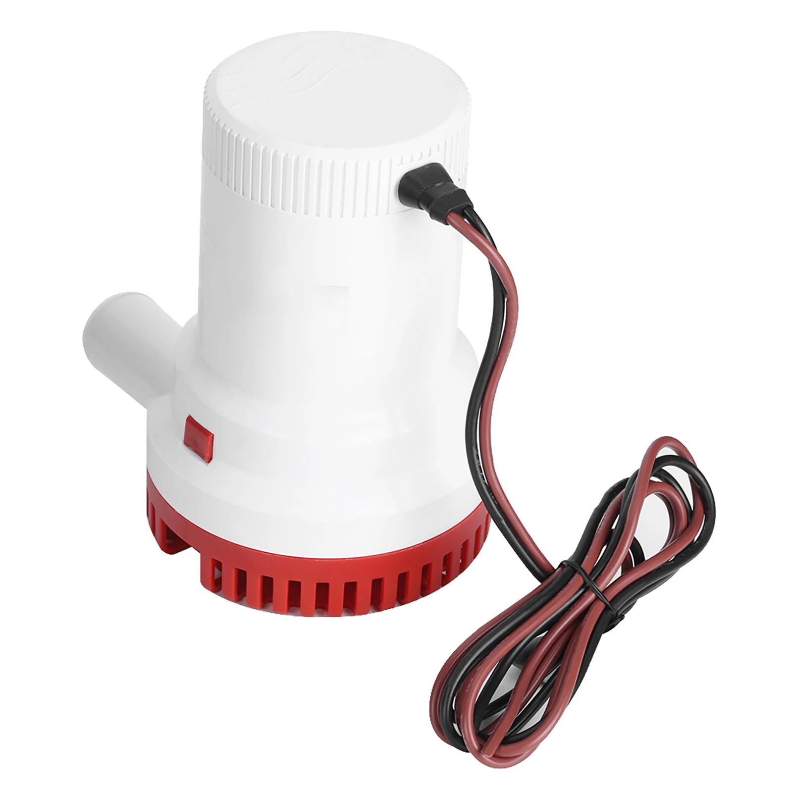 2000GPH Electric Bilge Pump Boat Water Discharge Pump 12V Bilge Pump Drain Pump Marine Ignition Protected Electric Bilge Pump