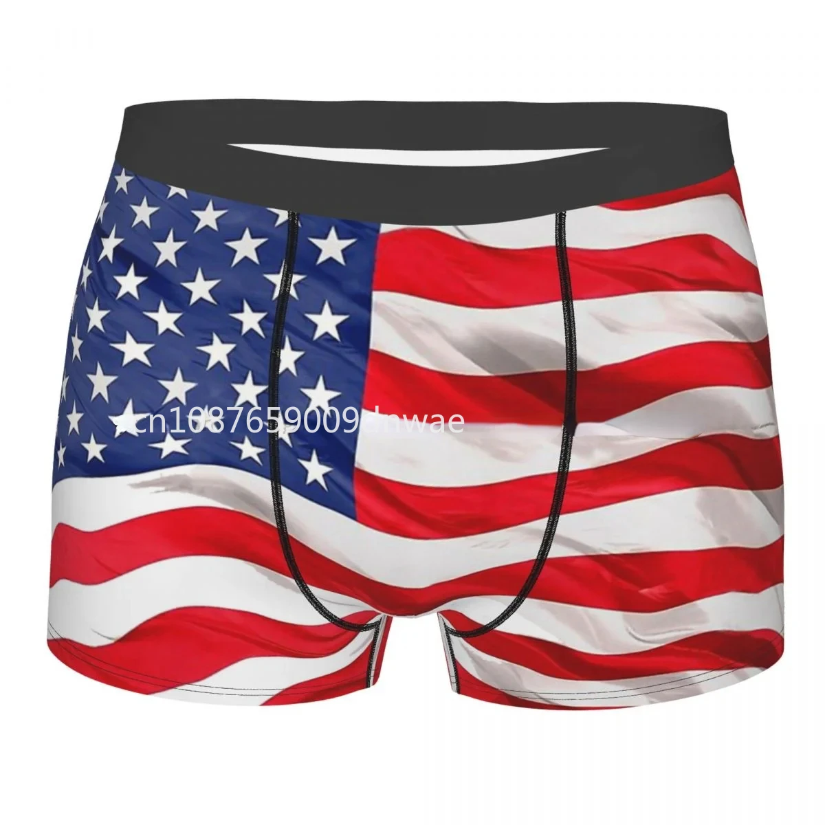 

American National Flag Underpants Breathbale Panties Man Underwear Sexy Shorts Boxer Briefs