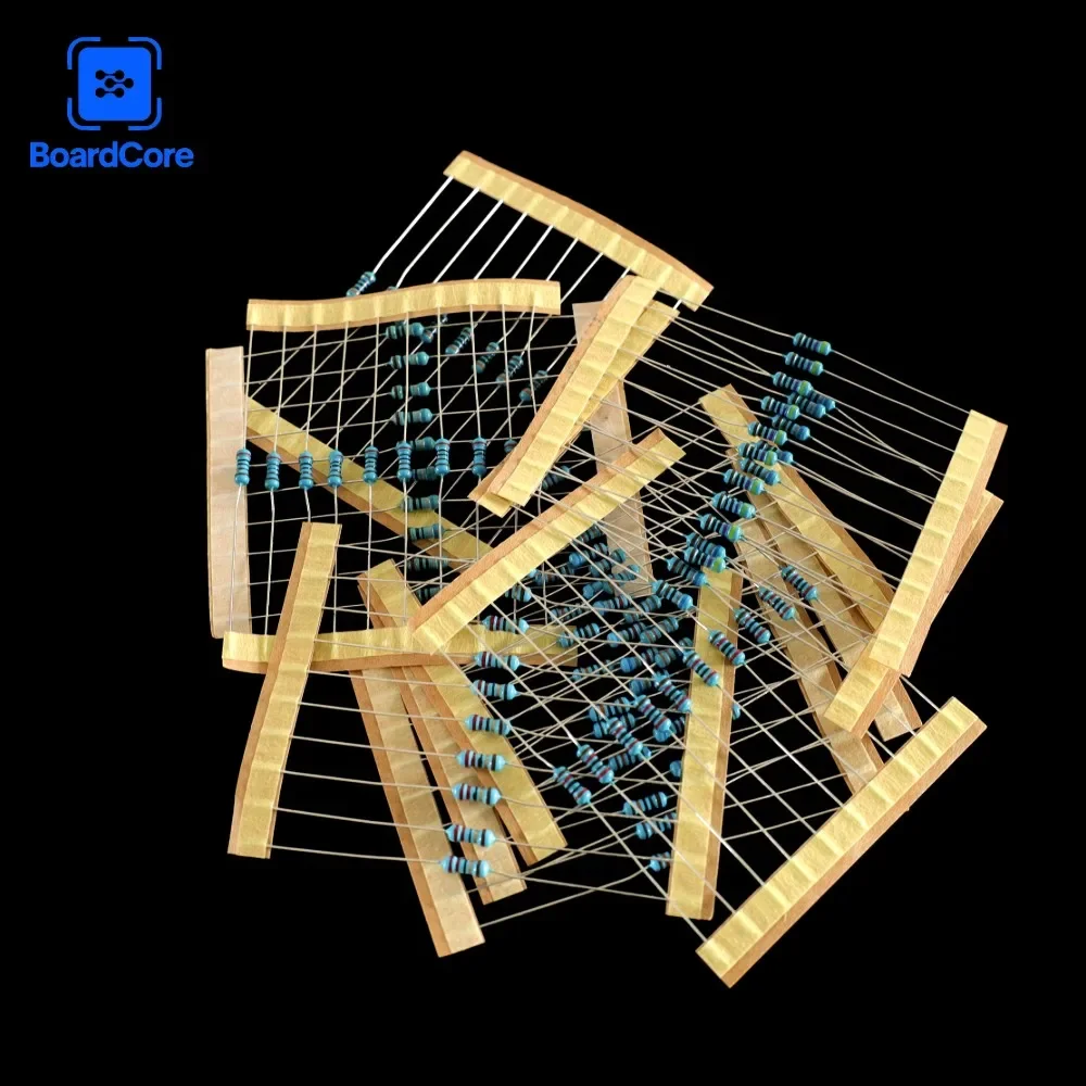 300PCS 1% Widerstand Set Widerstand 1/4W Metall Film Widerstände Kit 10 Ohm ~ 1M Ohm 30 Werte Sortiment Set Elektronische Komponenten Kit