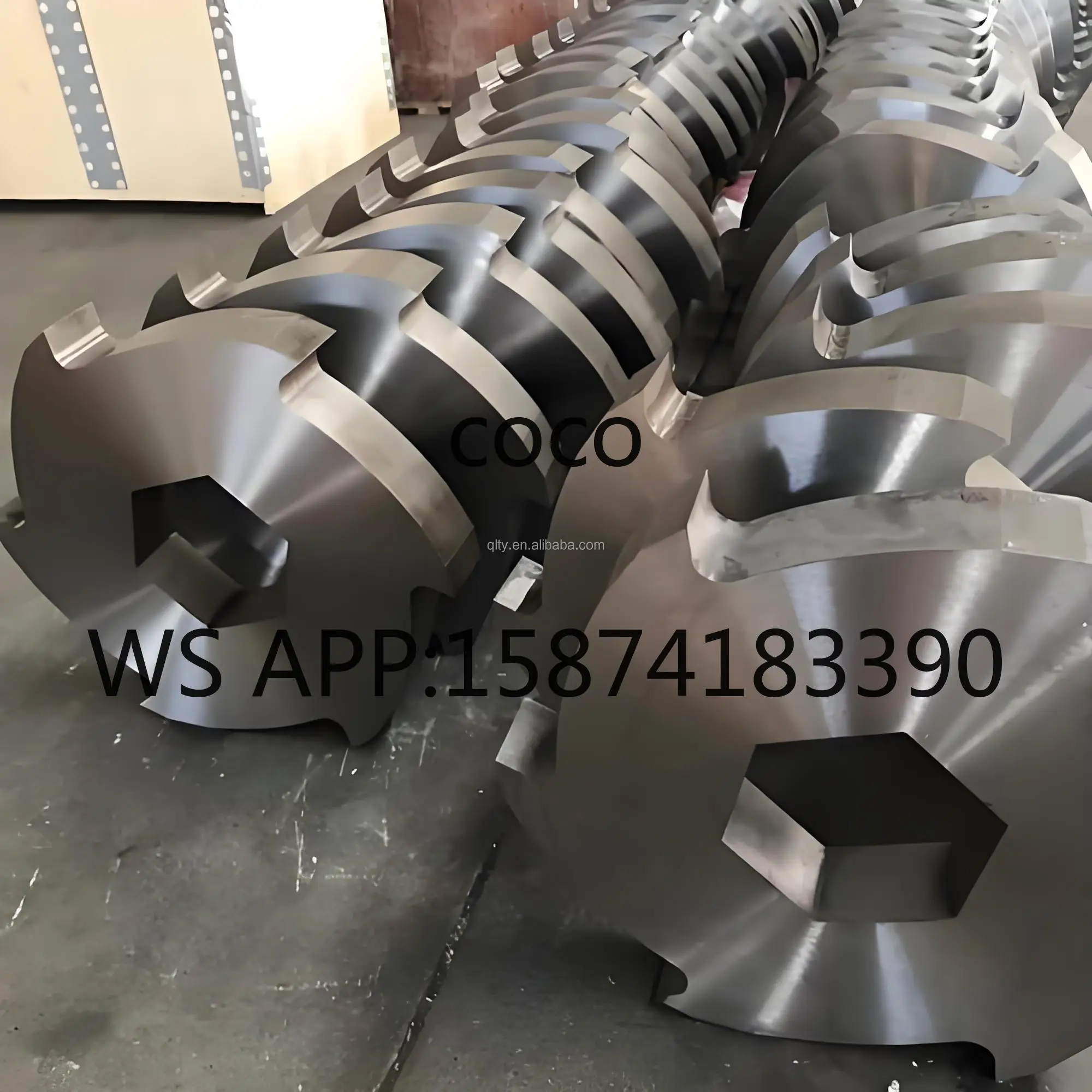 QLTY Shredder Machine Knife, Plastic Crusher Machinery Part for Waste Wood Metal Rubber Plastic Cardboard