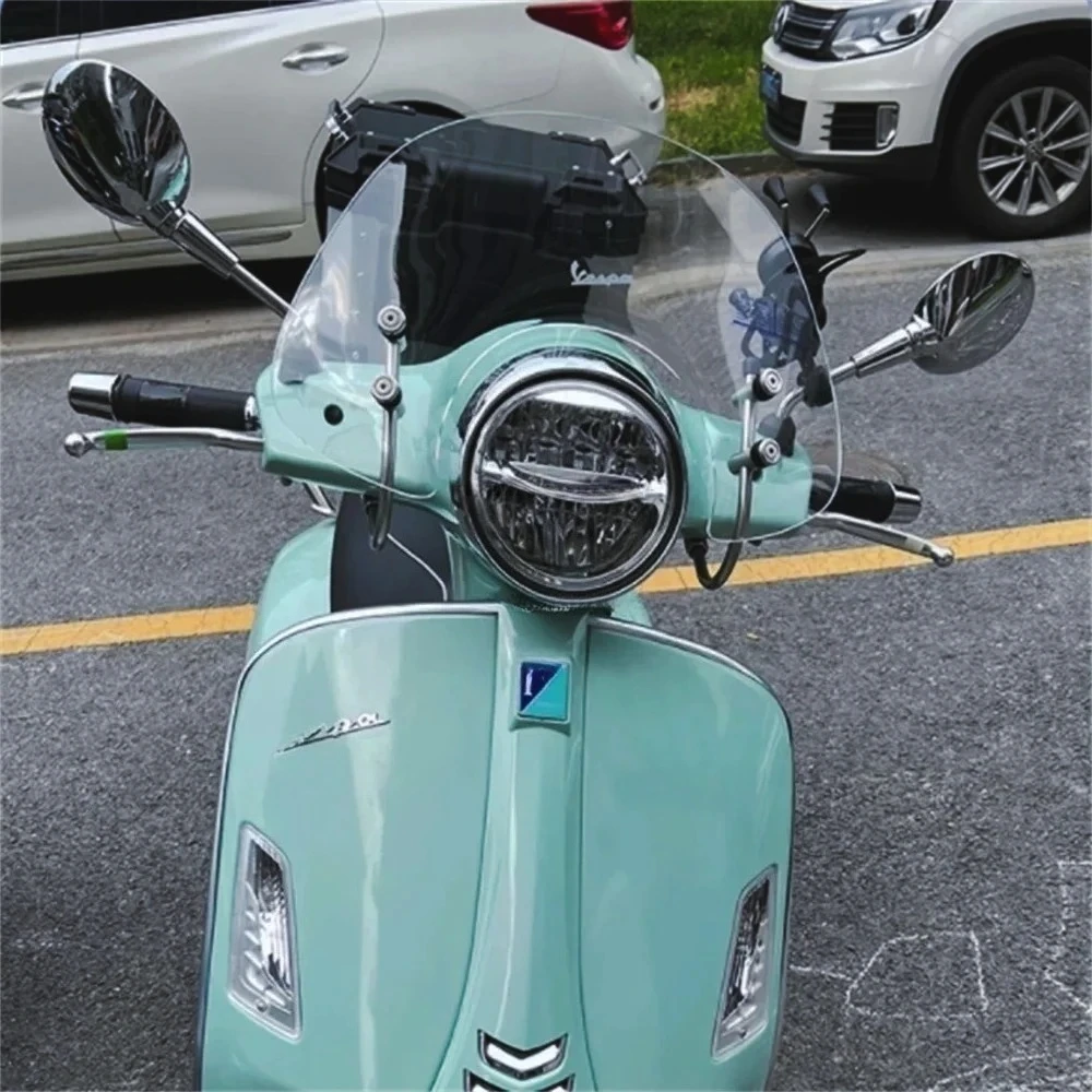 Para Piaggio VESPA Primavera 150 Primavera 125, parabrisas de modificación, protector de pecho, parabrisas frontal.