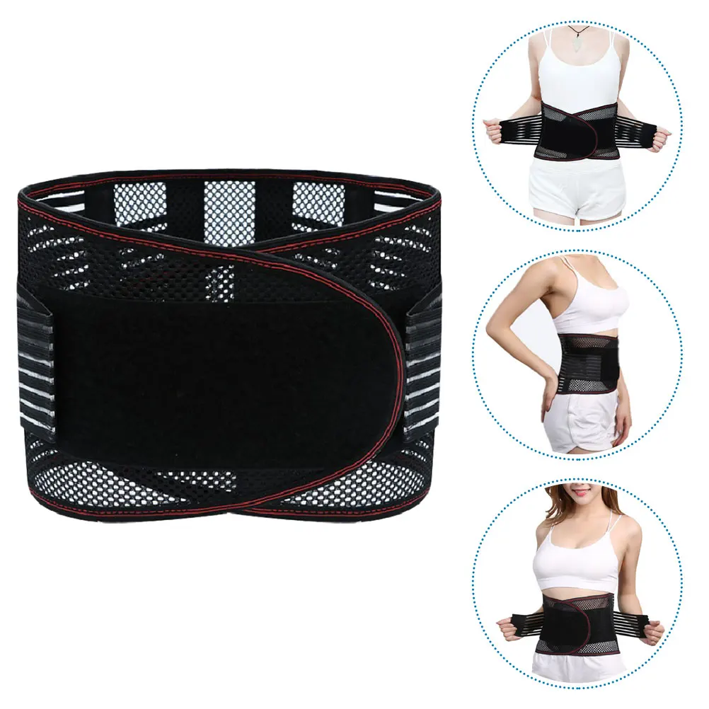 

Widened Lumbar Brace Support Belt Breathable Waist Protector For Sports Fitness Waist Band Back Support Compression Relief Belt