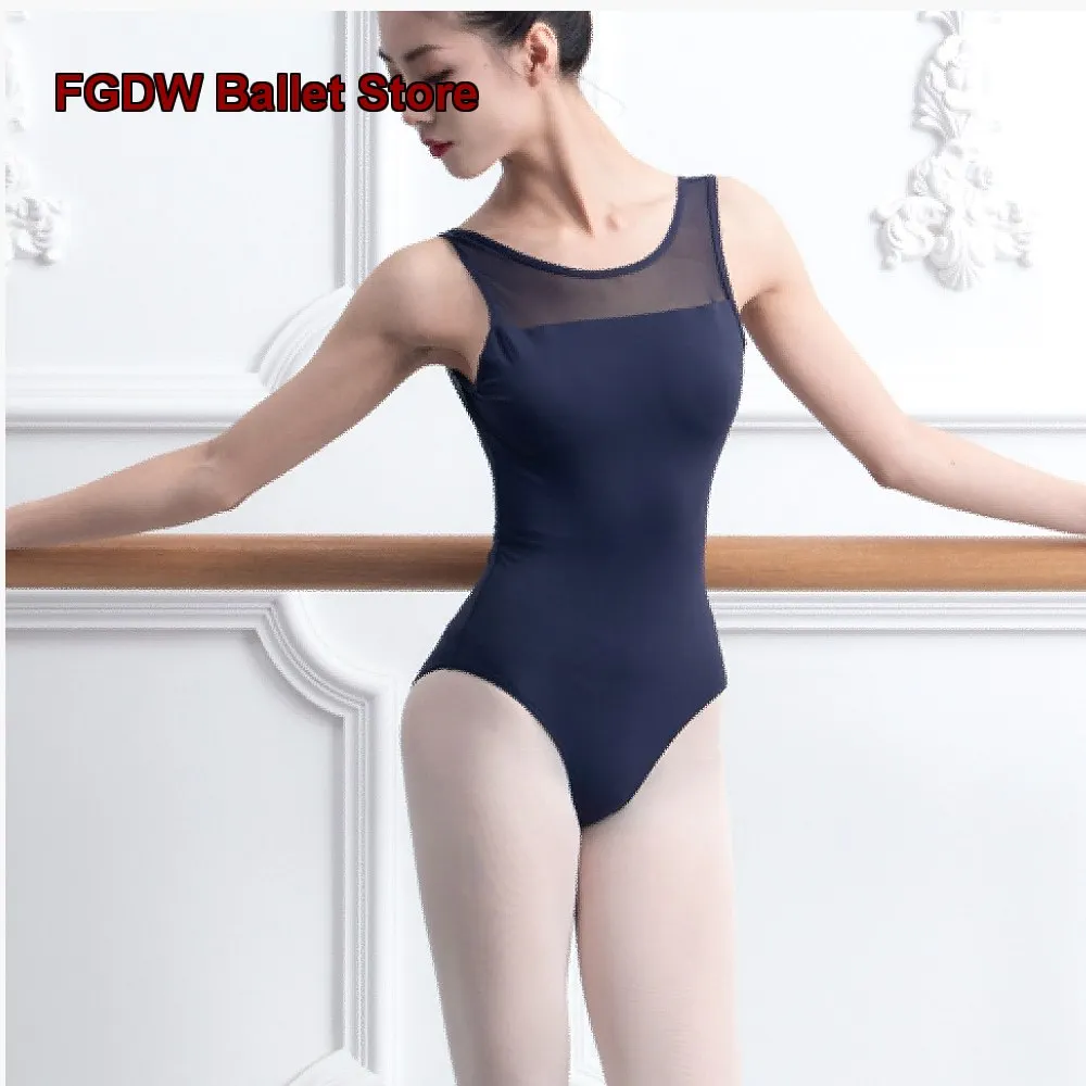 Women's Tank Top Large Backless Body Suit Gymnastics Leotard Body Suit Basic Training Practice Leotard