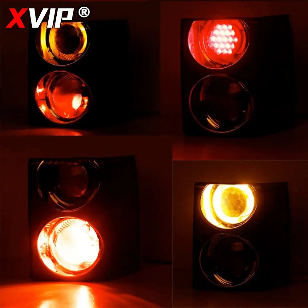 XVIP الجانب الأيمن الضوء الخلفي الفرامل الخلفية LED مصباح القيادة مصباح إشارة لاند روفر رينج روفر رواج L322 2002-09 نسخة الاتحاد الأوروبي/الولايات المتحدة الأمريكية #5