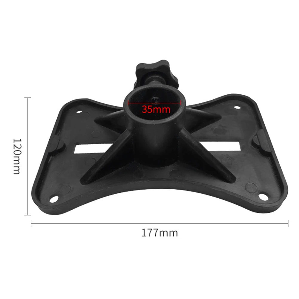 Speaker Stand Top Cap Plastic Rotatable 35mm Plastic Mount Tripod Pole DJ Speaker Stand Adapter Top Cap Tray 175x110mm Hot Sale