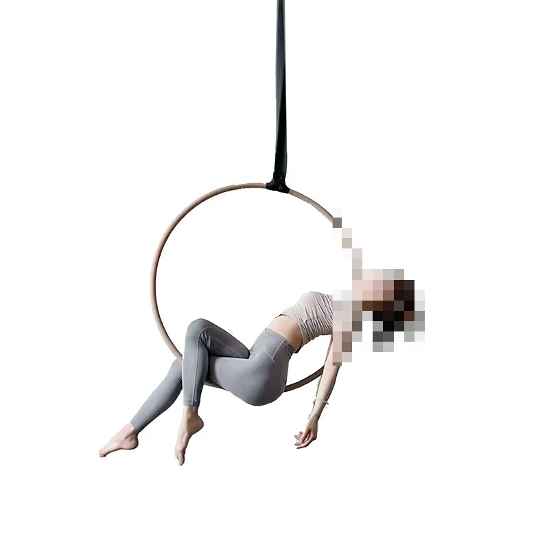 

High quality air lyre ring yoga equipment 80cm-95cm stainless steel air hoop for sale