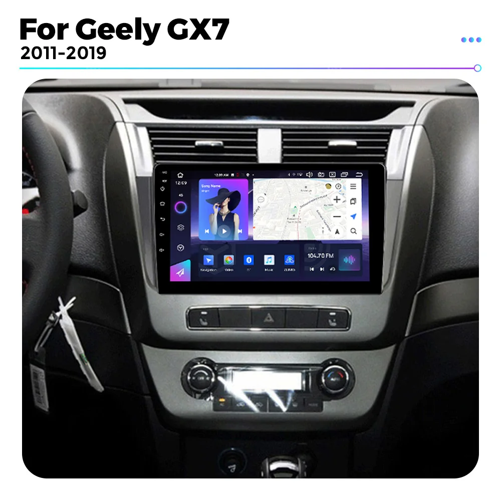 For Geely Emgrand X7 /GX7 2011-2019 Android 13  Car Radio Multimedia Video Player Navigation stereo GPS BT 8 Core Carplay Auto