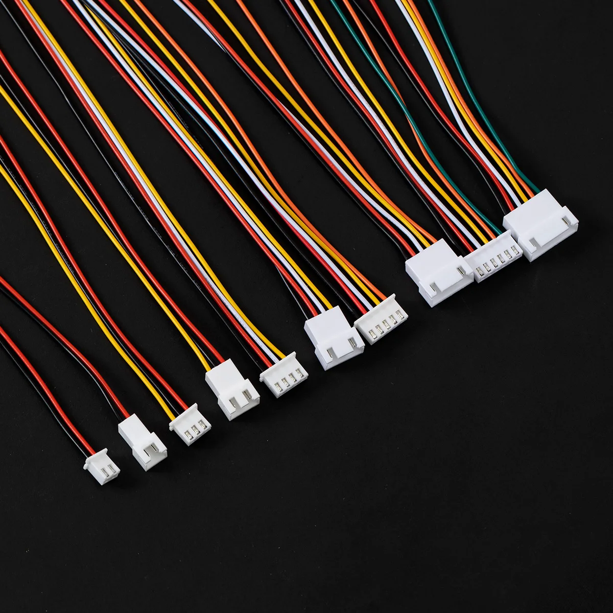 5Pair 26AWG Micro JST XH 2.54 2P 3P 4P 5P 6PIN Male Female Plug Connector With Wire Cables 200mm/100mm