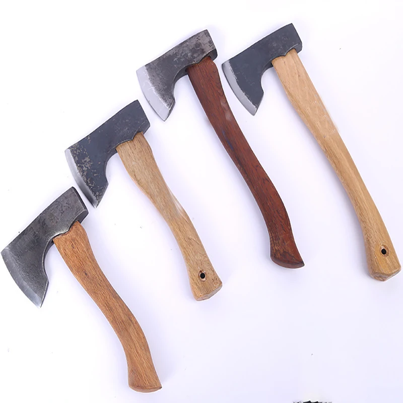 Second generation shaped axe, cast forging, logging, chopping wood axe, outdoor mountain axe, household bone cutting axe, wooden