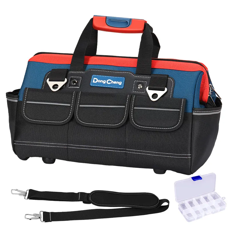 

Многофункциональная сумка для инструментов, утолщенная, большой вместимости, водонепроницаемая, износостойкая, с множеством карманов, для электрика