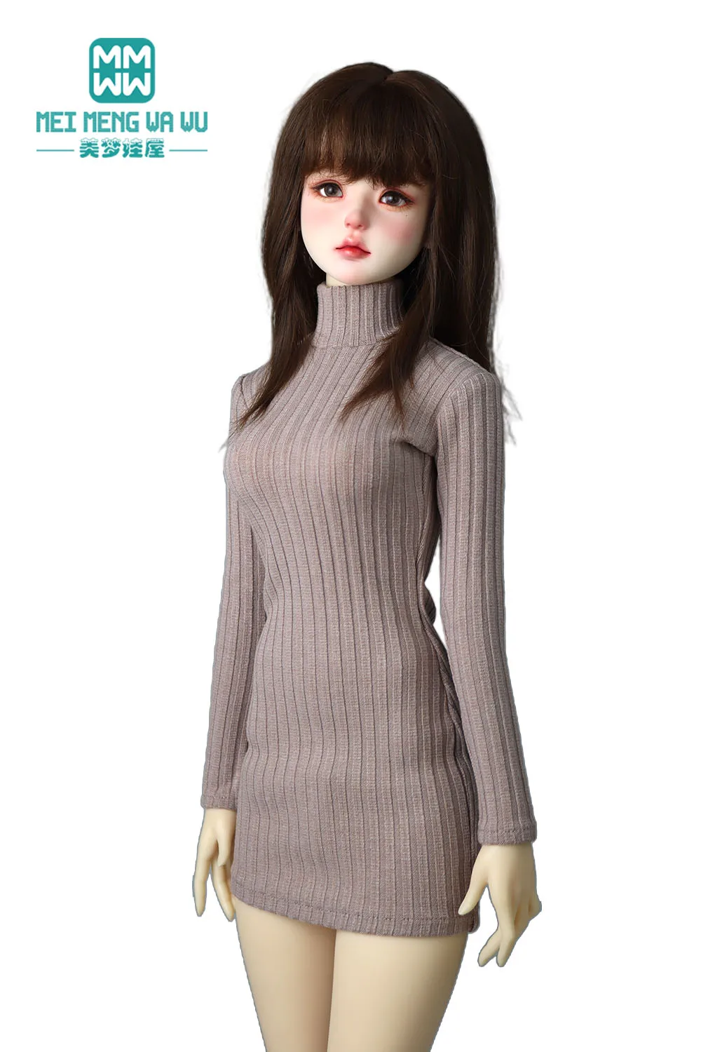 Vestiti per bambola Abito maglione dolcevita alla moda Adatto a 1/3 BJD SD DD Giocattoli Bambola snodata