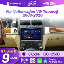 For Volkswagen VW Touareg 2003 - 2010 Android 13 Car Radio Multimedia Video Player Navigation GPS Carplay Autoradio 2K QLED IPS