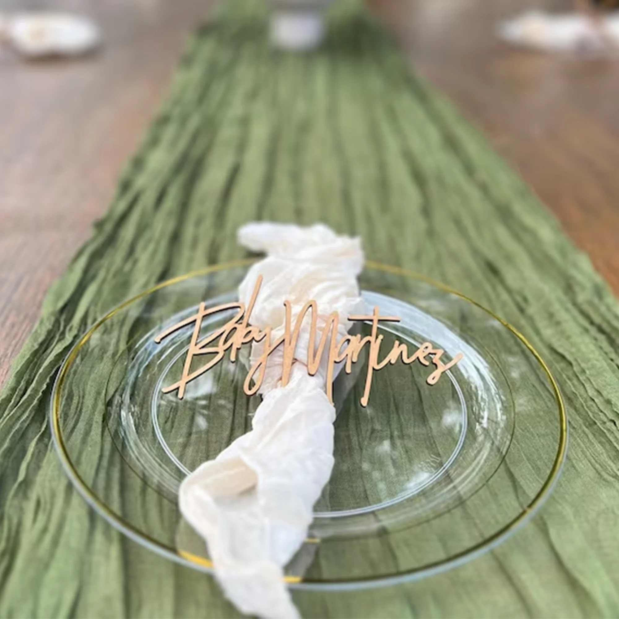 Custom Wooden Place Cards Name Plates ForWedding Personalized Wedding Guest Names Wedding Table Cards Table Settings DinnerParty