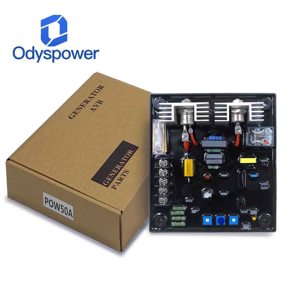 POW50A AVR  Automatic voltage regulator 30A Universal Brush and Brushless Generator Stabilizer Control Adjuster Module Parts