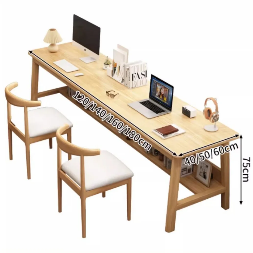 

Long table Calligraphy study table Rectangle desk Double desk Household