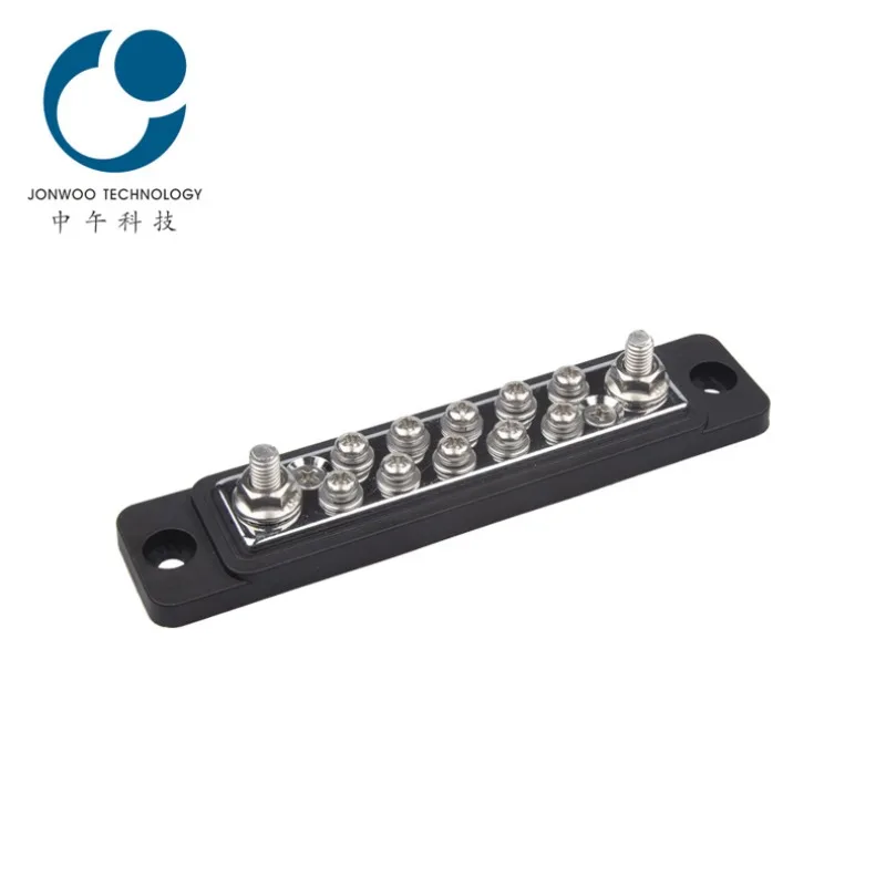 12K single row connecting block car Marine RV distribution terminal block Gateway line row Yacht bus, straight row 12 ways