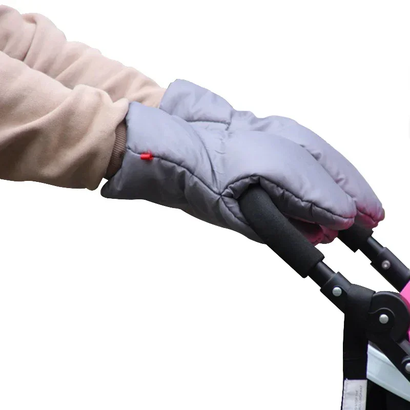 

Baby Stroller Gloves Waterproof Warm Winter Antifreeze Mittens Hand Cover Buggy Clutch Cart Muff Glove Stroller Accessories