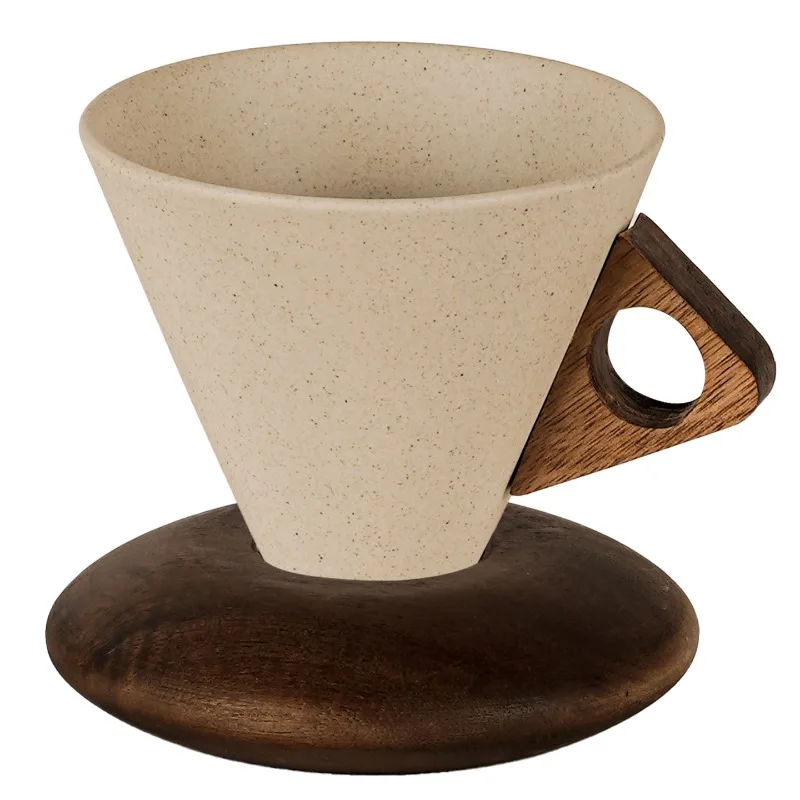 Middle Ancient Style Creative Coarse Pottery Coffee Cup, Mug, High-end Niche Exquisite American Latte Coffee Ceramic Special Cup