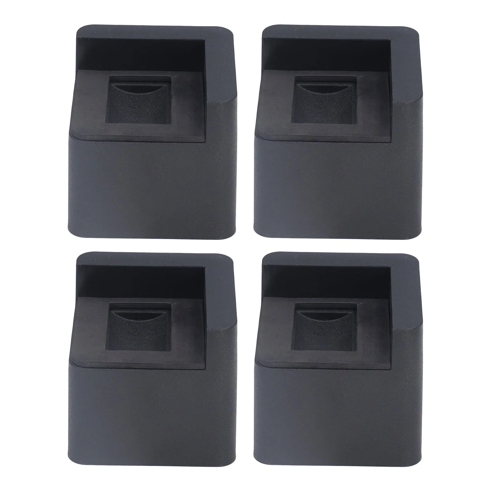 Furniture Risers Increasing Height 2200 Lb Load Bearing Providing Space Bed Risers Fixed Casters Plastic for Home
