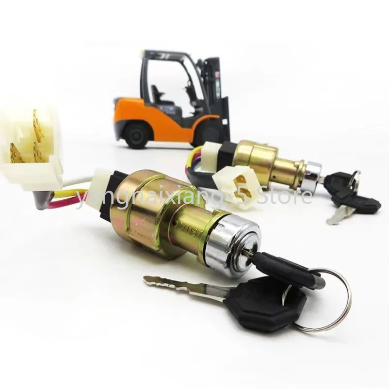 For Heli Forklift JK411 3/4-wire Start Switch Ignition Switch Ignition Lock High Quality Repair Tool Forklift Accessories