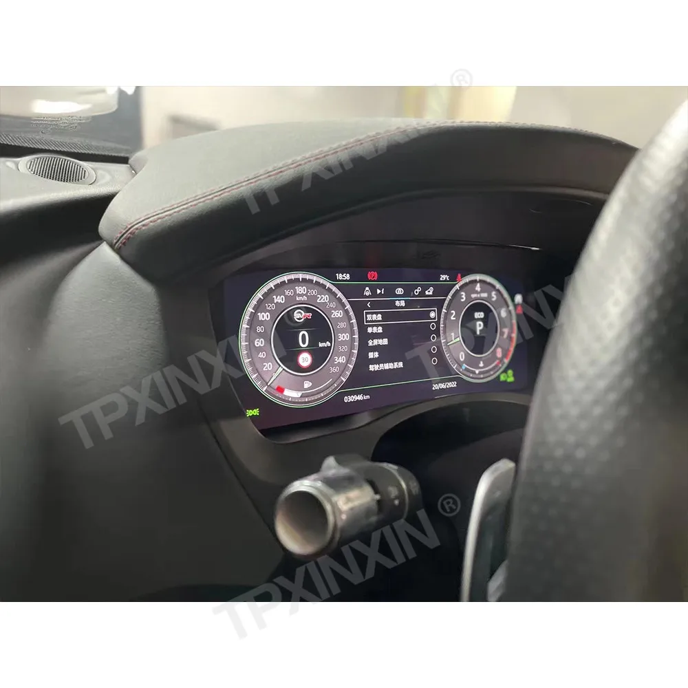 

For Jaguar XE XEL 2018 2019 2020 LCD Dashboard Panel Virtual Cockpit Cluster Digital Multimedia GPS Navi Unit Speedometer