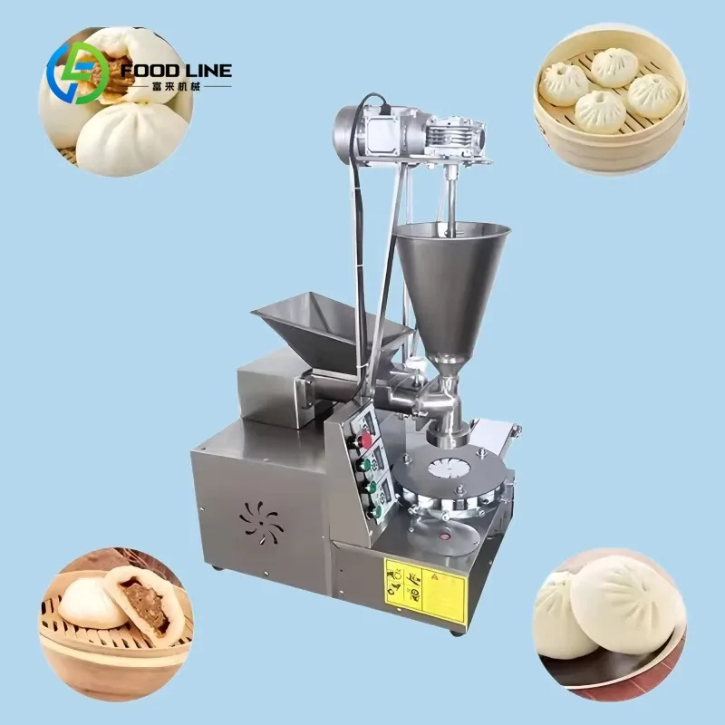 Multifunctional Small Desktop Automatic Steamed Stuffed Bun Momo Baozi Xiaolongbao Making Machine