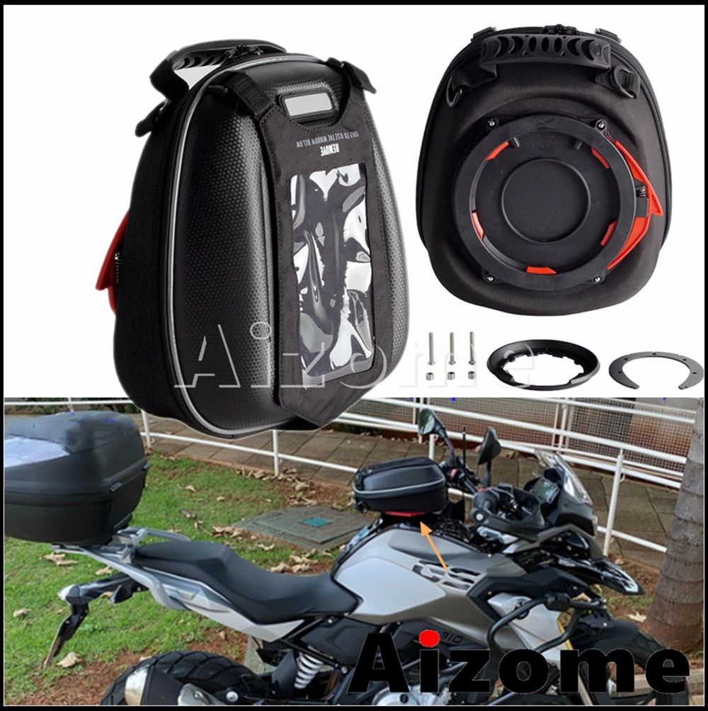 

1Set Multifunction Ring Filler Fuel Tank Bag Luggage For 390 250 200 125 Supermoto Motorcycle Waterproof Navigation Racing Bags