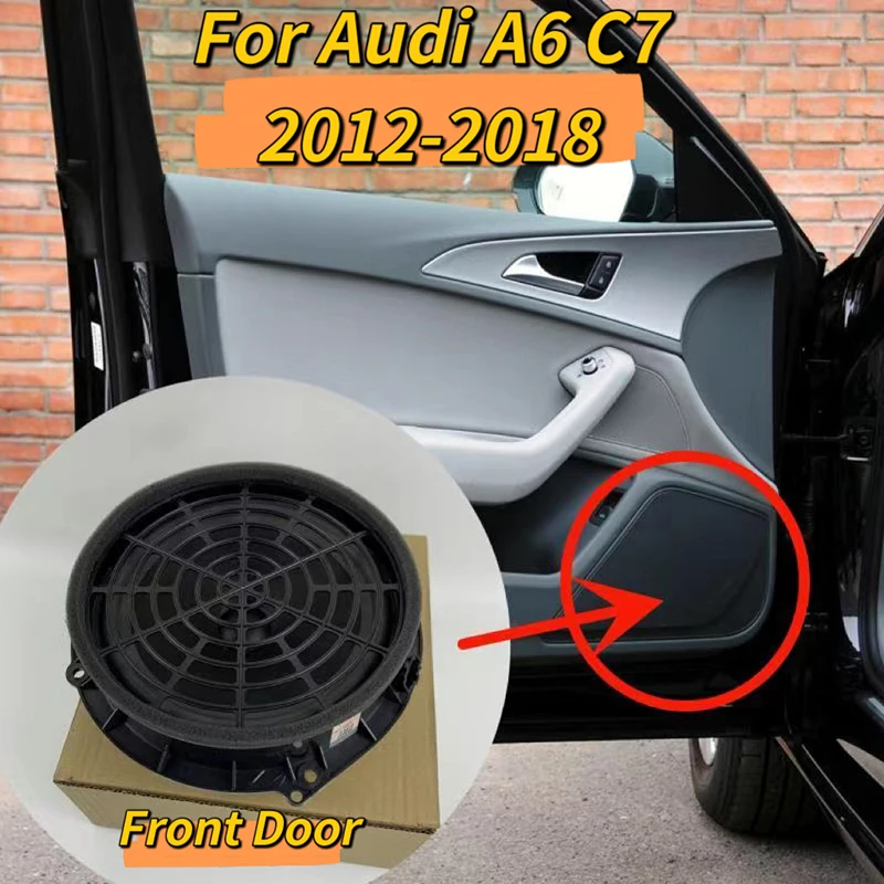 

4G1035411 4G2035415 Car Front Rear Door Speaker Tweeter Middle Bass Horn Accessories For Audi A6 C7 2012 2013 2014 2015-2018