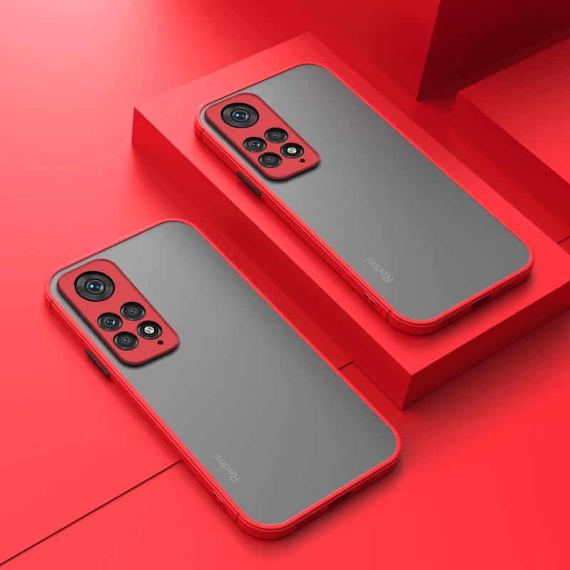ARMOUR Stoßfeste Handyhülle für Xiaomi Redmi Note 11 Pro 10 12 Pro Mi 12T 11T Pro POCO F5 Weiche TPU-Rahmen Harte Rückseite – Detail 9