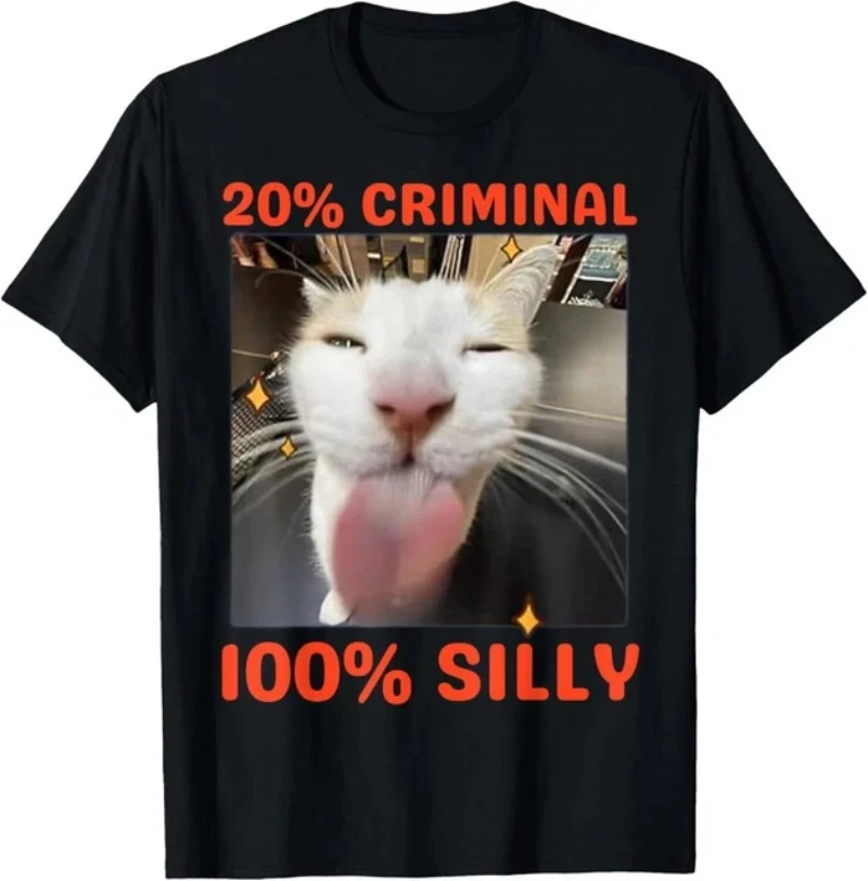 

Funny cat meme, internet meme, funny emoji pack, crazy fan, men's T-shirt Couple's pure cotton all-season base layer shirt