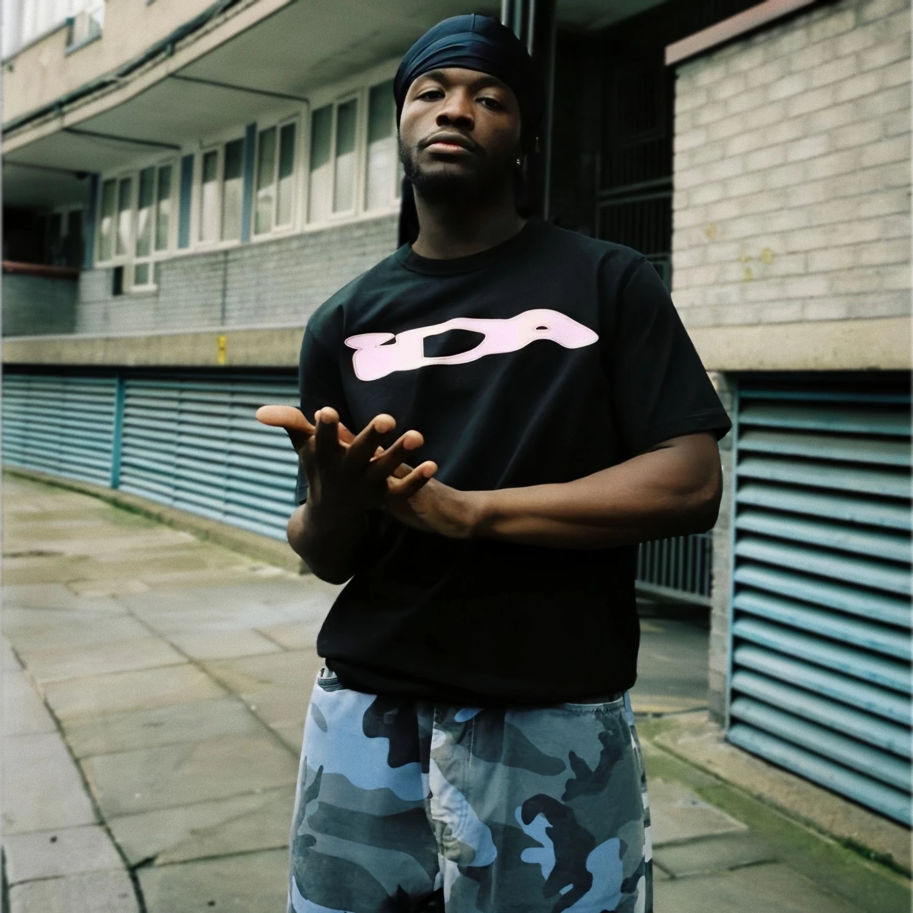 2026 IDA American-style SPLY Street Short-sleeved Letter-printed West Coast DRILL-style Hip-hop Trend T-shirt