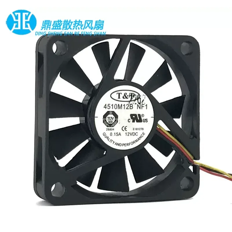 for T & T 4510M12B NF1 New Imported Fan 12V 0.15A Laptop CPU Cooling Fan