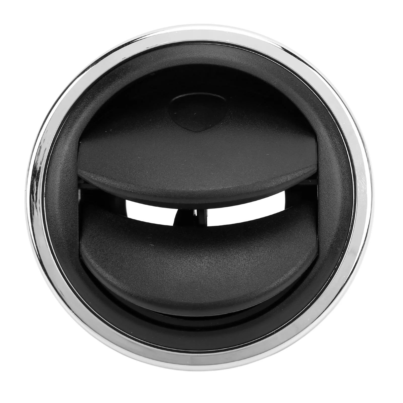 Dashboard Air Outlet Deflector Dash Air Conditioning Deflector Round ABS Electroplating Black Universal for RV Boat Bus Car