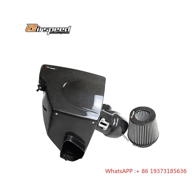 Airspeed Brand Perect Fitment Aerodynamic 100% Dry Carbon Fiber Cold Air Intake System For Cadillac CT4,CT5