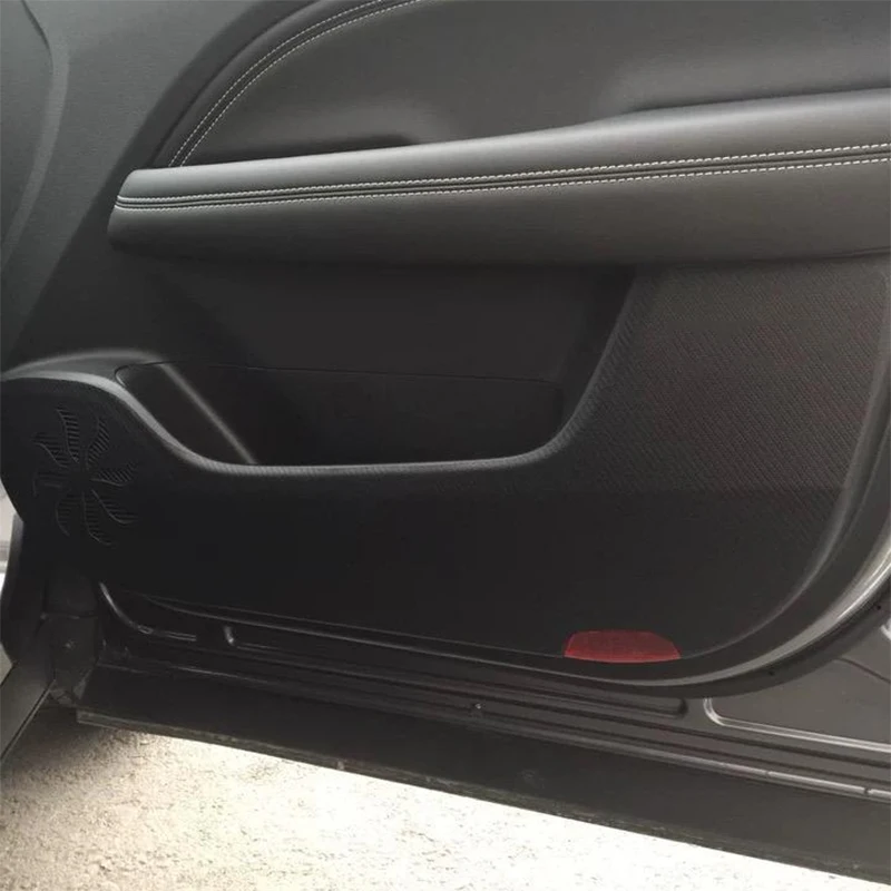 

For Trumpchi GAC GS5 Dodge Journey 2020-2026 PU Leather Car Door Anti Kick Pad Protection Stickers Cover Protector Trim Film