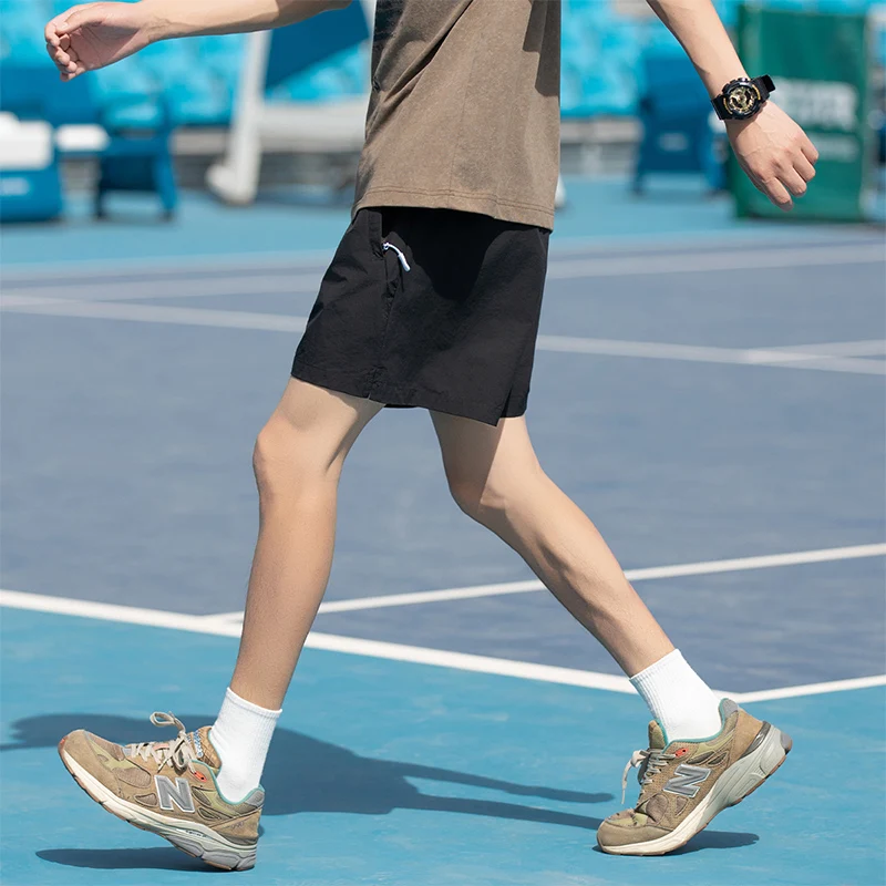 Summer Outdoor Sports Breathable Sweat Absorbing Quick Drying Three Part Shorts for Men's Fashion Trend Versatile Casual Shorts