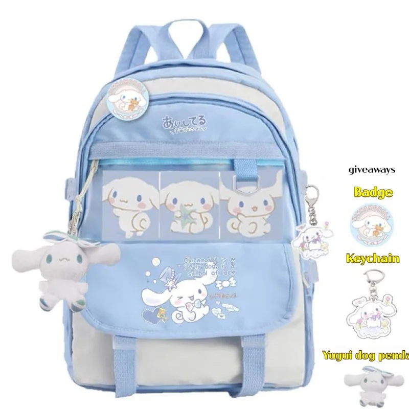 Plecak Select Cinnamoroll Tornister Uczniowie szkół średnich Duża pojemność Kreskówka Plecak podstawowy Kawaii Cute