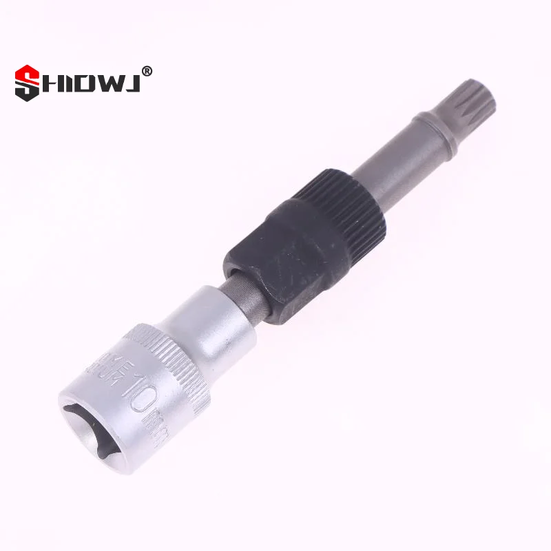 

M10 T50 Alternator Pulley Disc Remover Wrench Bolt Remover Socket Wrench Tool Adapted Car Tools Accessories