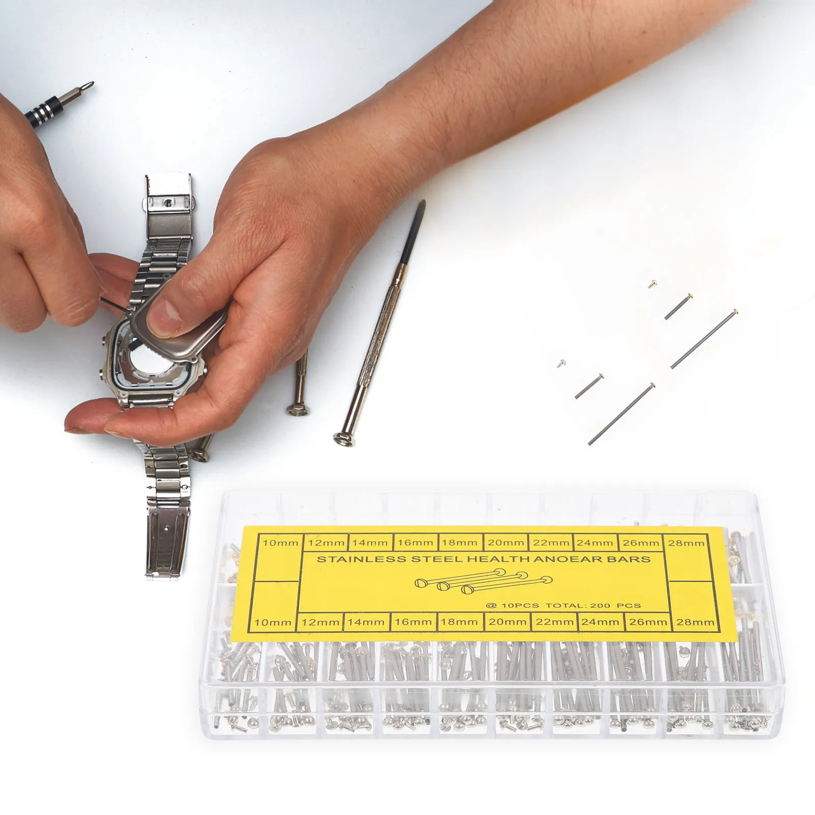 Ceramic Band Accessories Small Lightweight Repair Tool Kit Comfortable Handle Durable Practical Screws Watch Strap Link